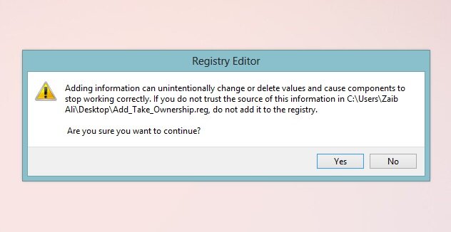 registry 1 How to delete a restricted folder on Windows 8 the easy way (Guide)